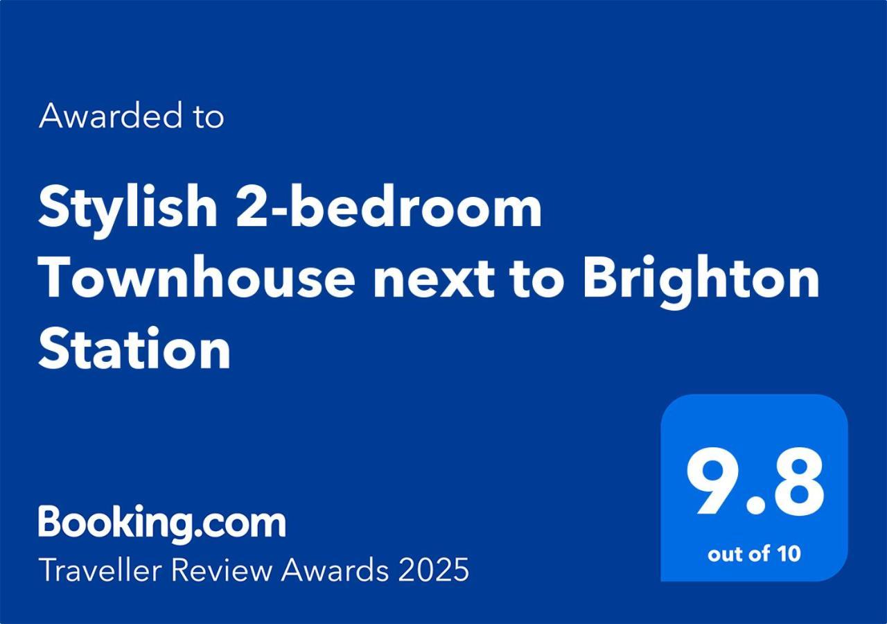Stylish 2-Bedroom Townhouse Next To Brighton Station מראה חיצוני תמונה